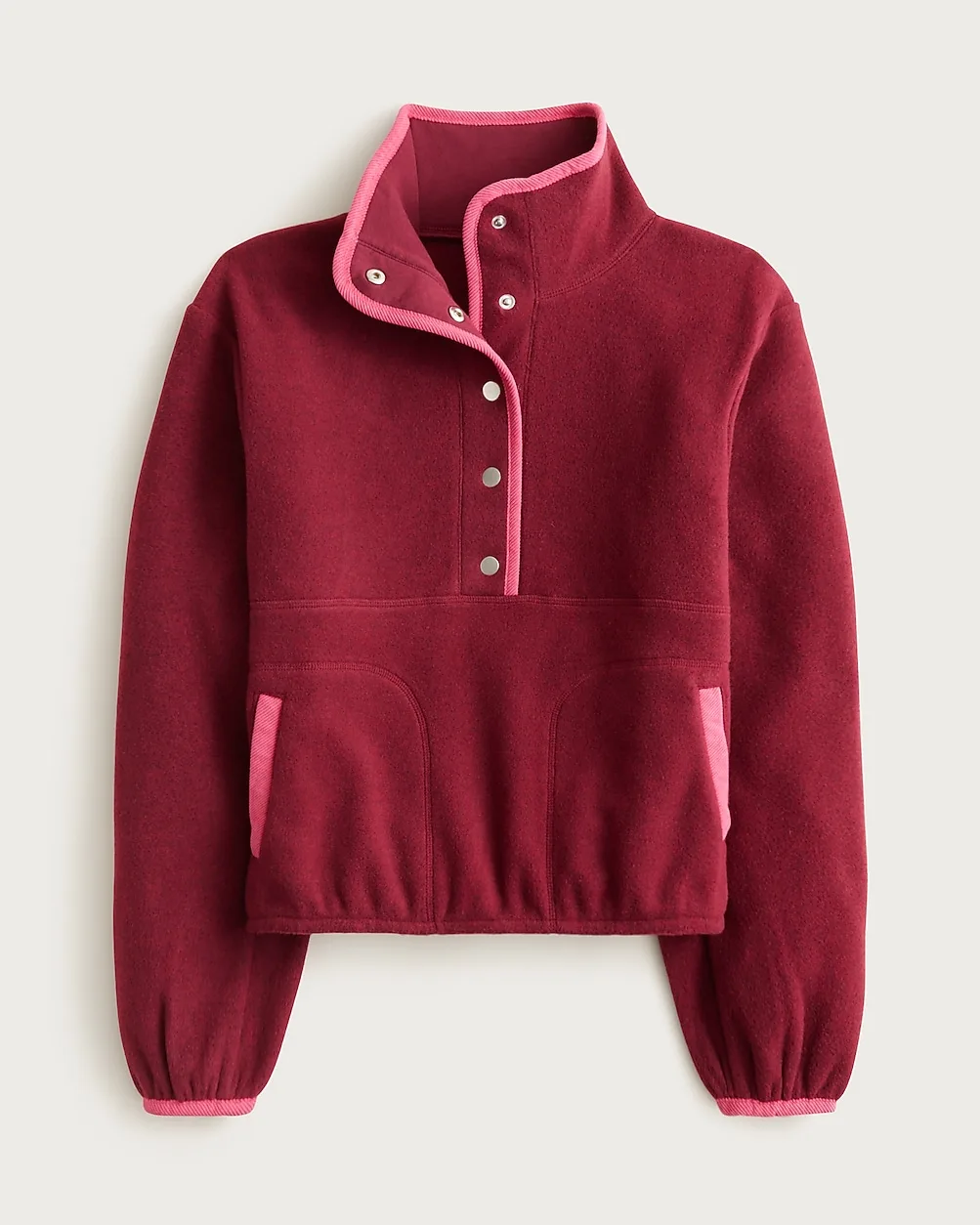 Warm-Up Fleece Pullover by J.Crew