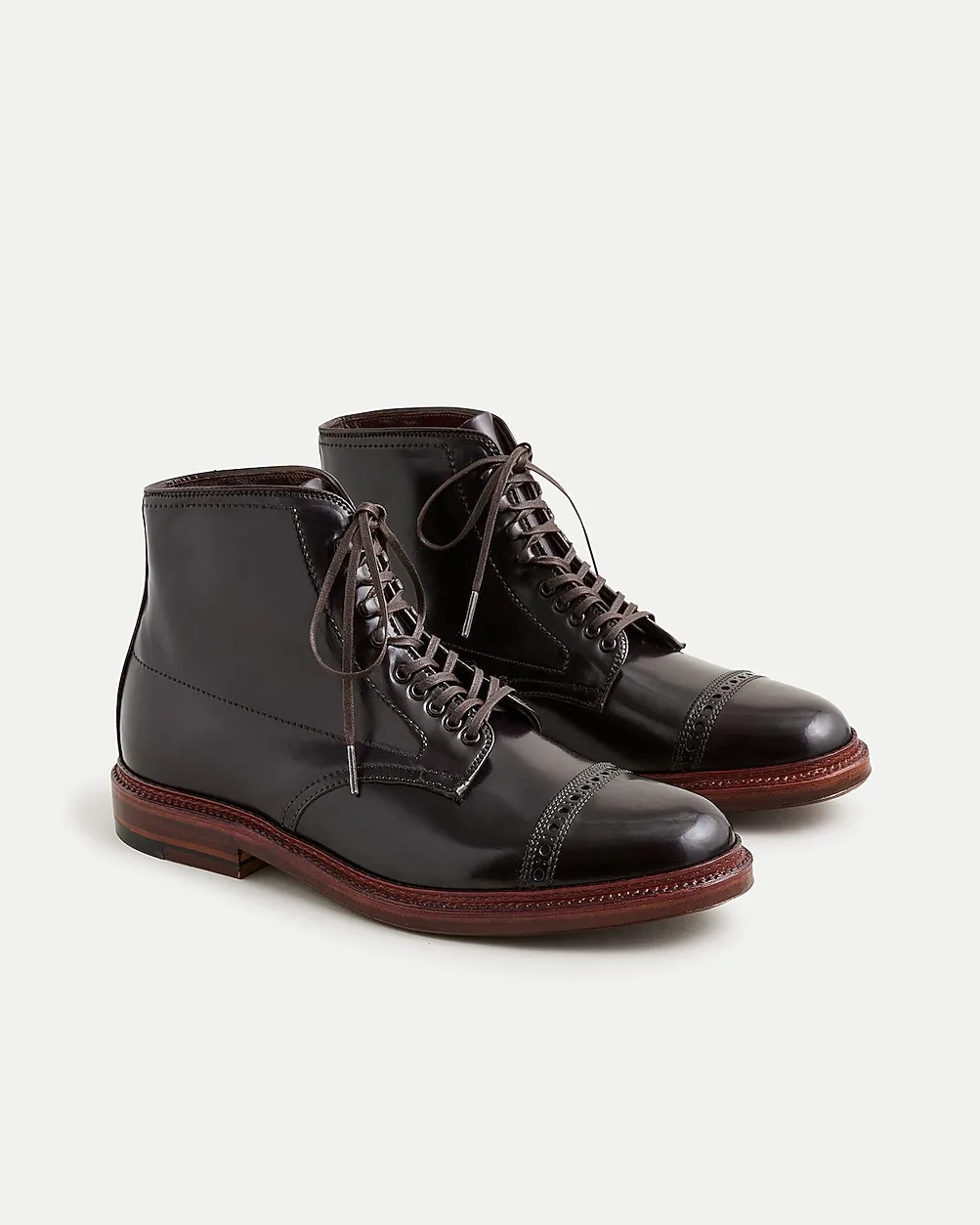 Alden® for J.Crew Straight-Tip Cordovan Boots by J.Crew