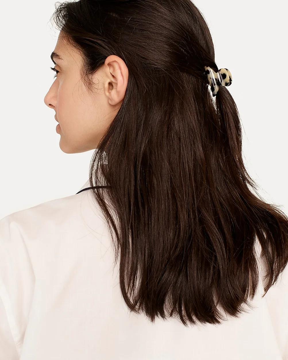 Mini Hair Clips Two-Pack in Mixed Italian Tortoise by J.Crew