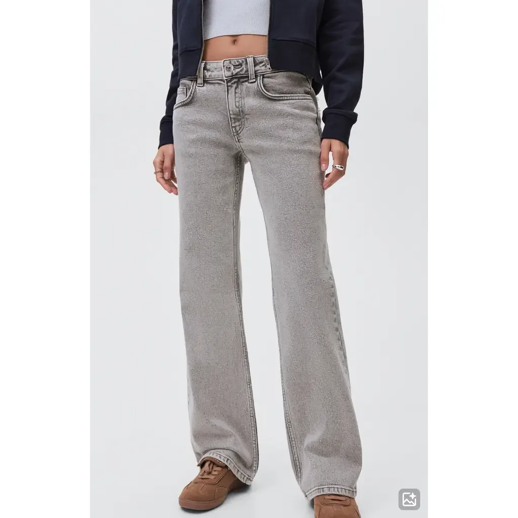 Frayed Butterfly Straight Leg Jeans by MANGO TEEN
