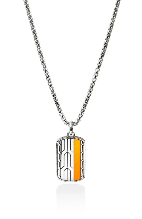 Icon 50 Tag Pendant Necklace by John Hardy