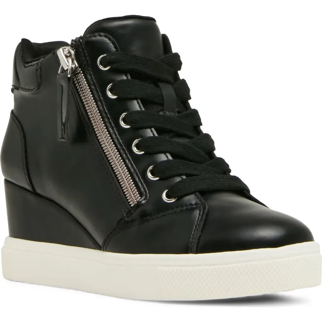 Jatomic Wedge High Top Sneaker by Steve Madden