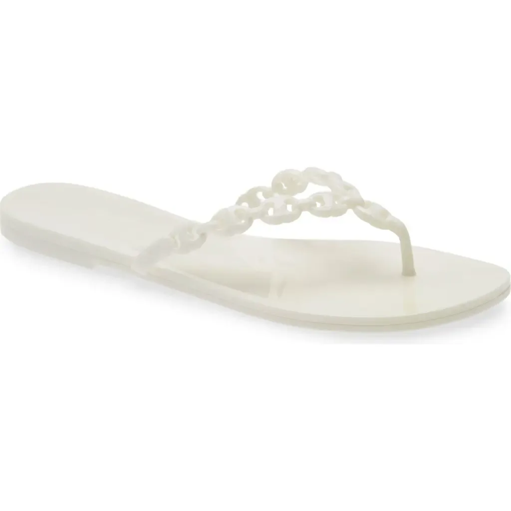 Gemini Link Jelly Flip Flop by Tory Burch