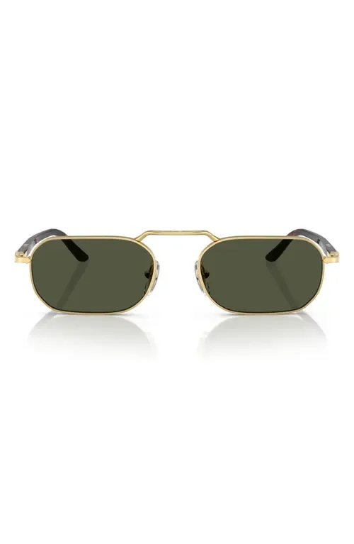 57mm Polarized Rectangular Sunglasses by Persol