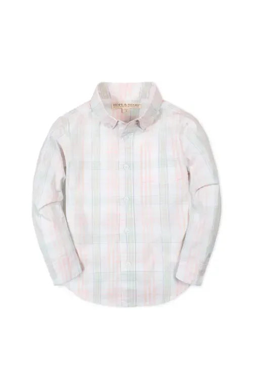 Organic Long Sleeve Stretch Poplin Shirt by Hope & Henry