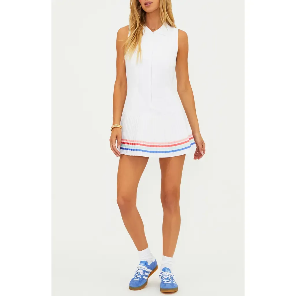 Bria Pleated Minidress