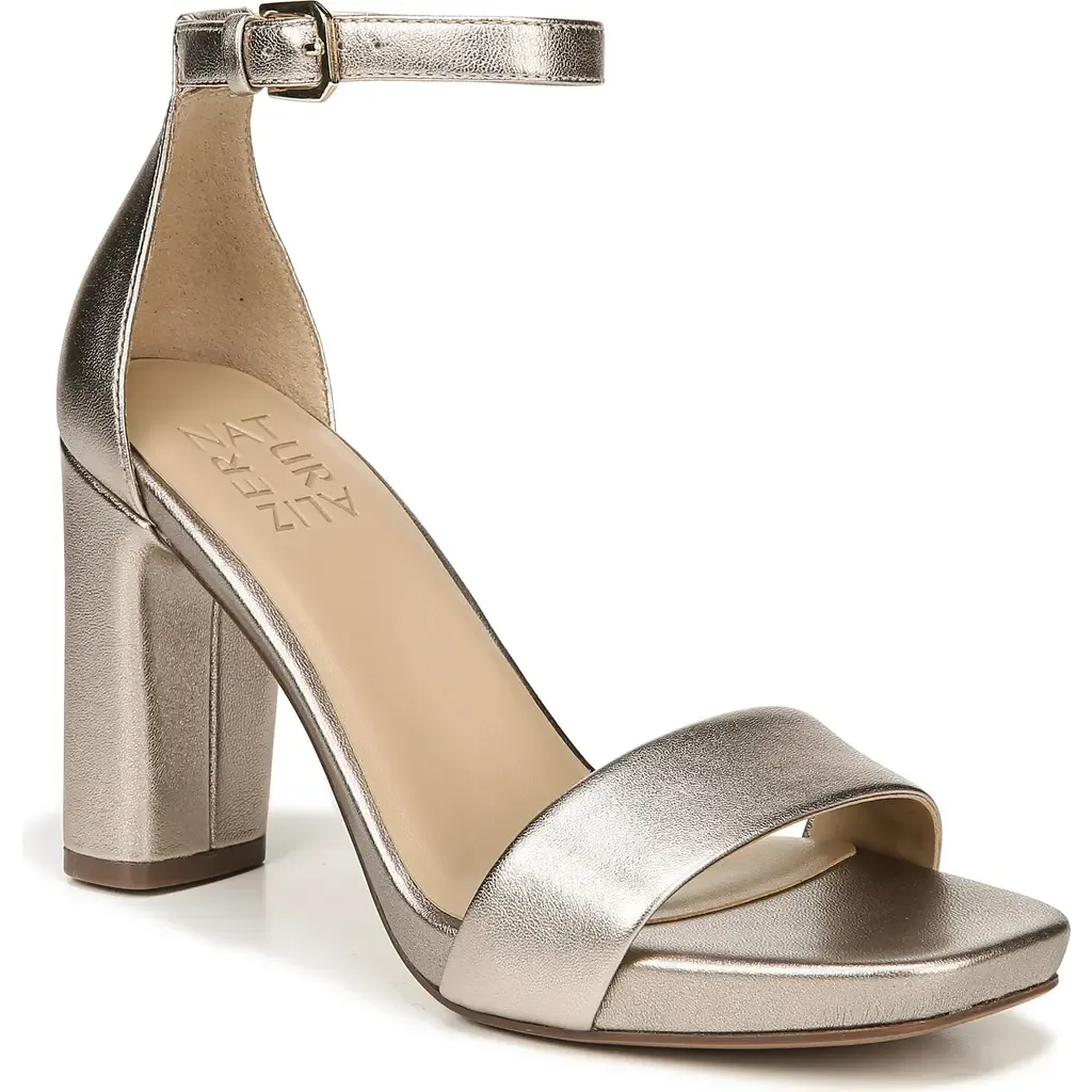 Joy Ankle Strap Sandal in Leather by Naturalizer