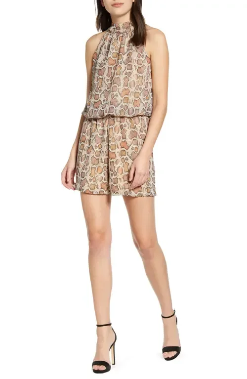 Bow Back Blouson Romper by Sentimental NY