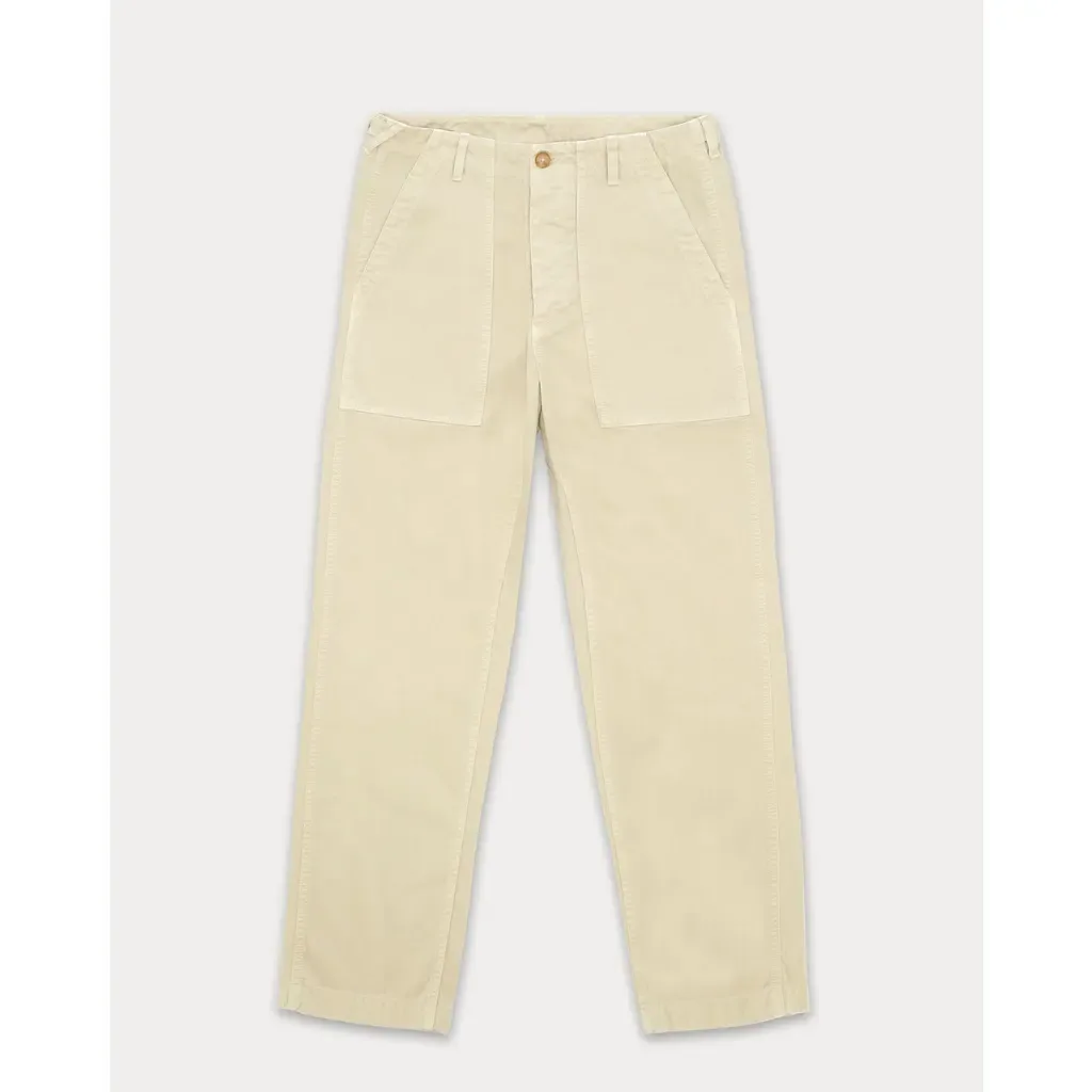 Newfatigue Herringbone Cotton Trousers