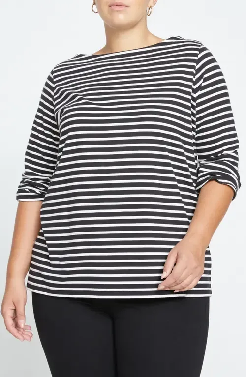 Belle Breton Stripe Top by Universal Standard