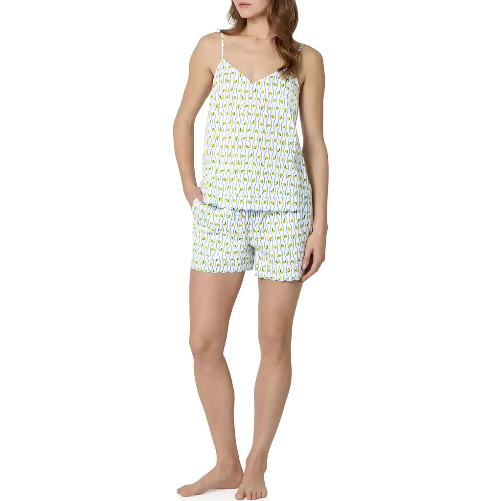 Print Organic Cotton Poplin Short Pajamas by BedHead Pajamas
