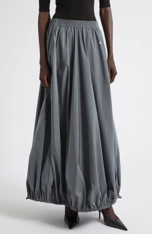Balloon Cotton & Nylon Techno Poplin Track Skirt by Balenciaga