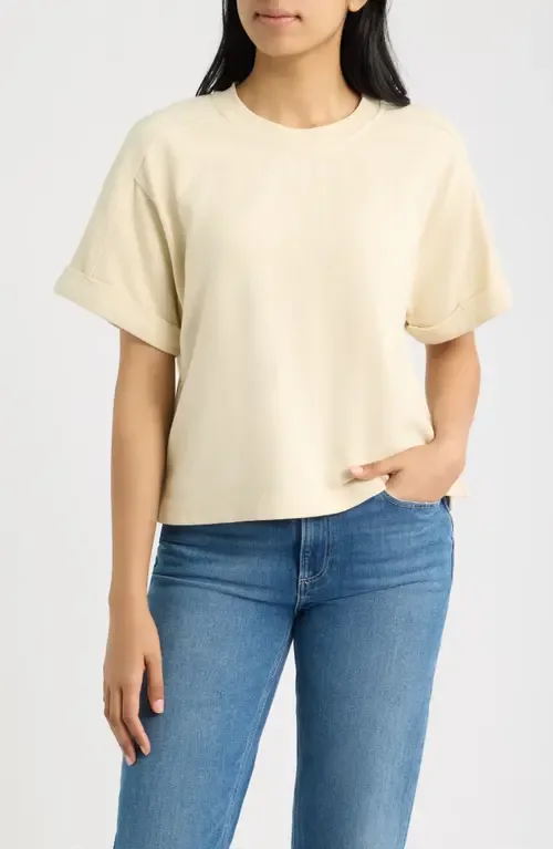 Brie Boxy Short Sleeve Sweatshirt by CITY BLUES