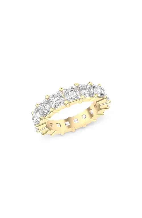 Asscher Cut Lab Created Diamond Eternity Band Ring by HauteCarat