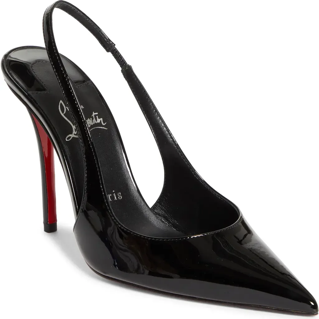 Miss Z Pointed Toe Slingback Pump by Christian Louboutin