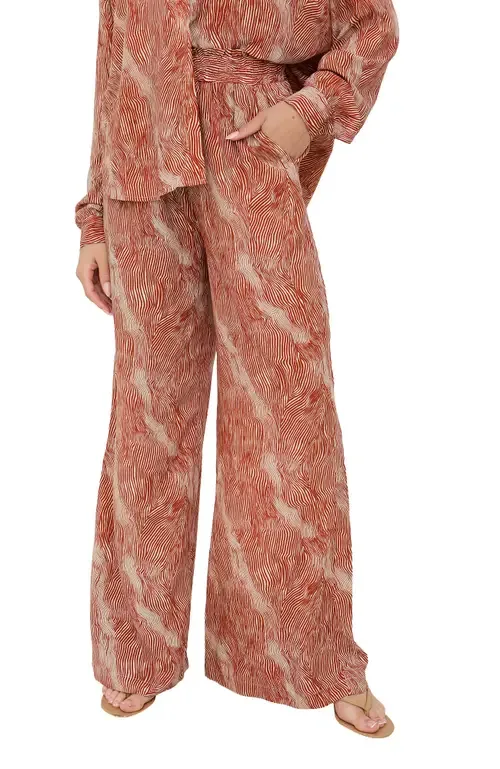Ginger High Waist Tiger Print Trouser by Raffya