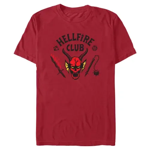 Netflix Welcome to the Hellfire Club Short Sleeve Graphic T-Shirt by Stranger Things