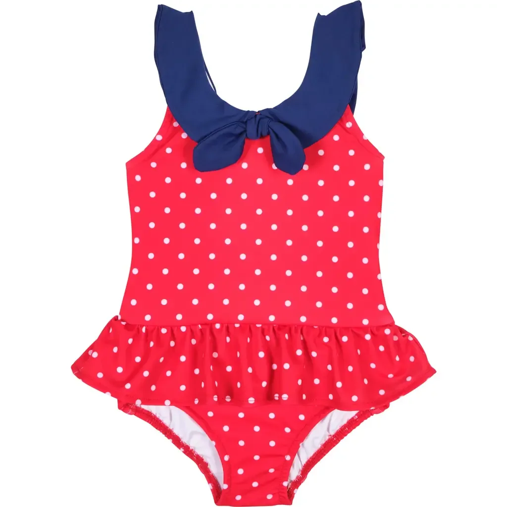 Polka Dot Sailor Swimsuit by Florence Eiseman