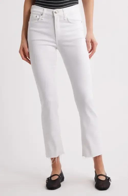 Flexi Peyton Raw Hem Ankle Bootcut Jeans by rag & bone