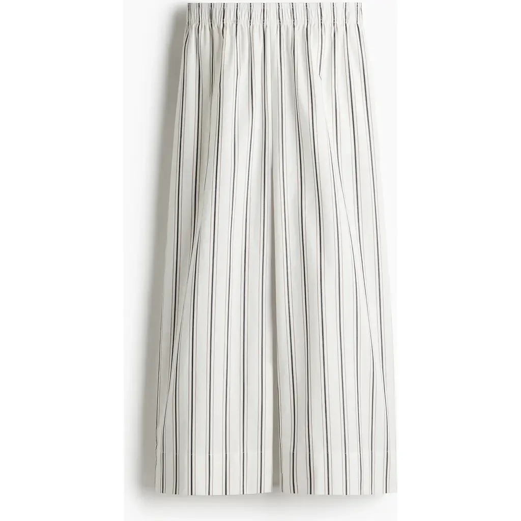 Ankle-Length Cotton Trousers by H&M