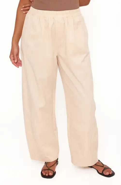 Sasha Pull-On High Waist Barrel Pants by Petal & Pup