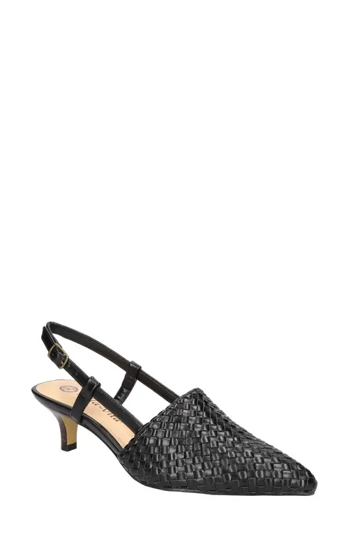 Kaisley Kitten Heel Slingback Pump by Bella Vita