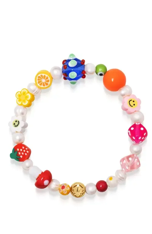 Berry Pearl Bracelet by Nialaya