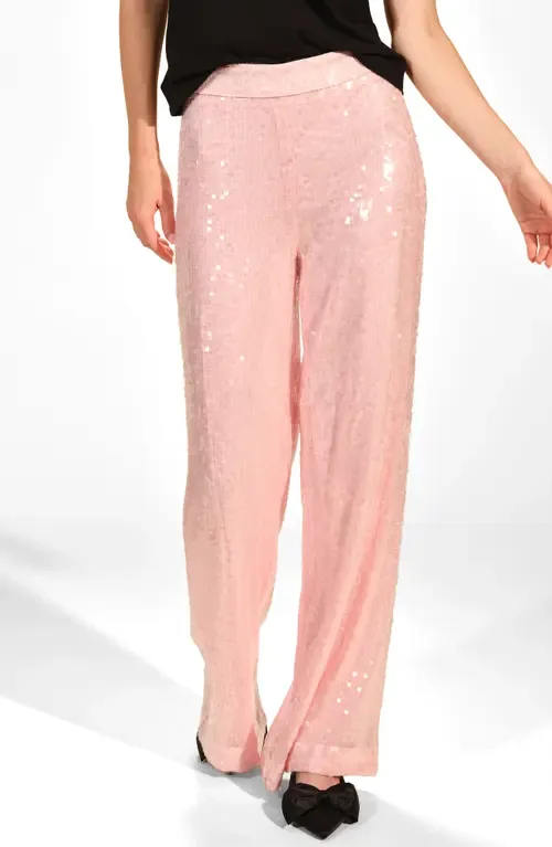 Sequin Wide Leg Pants by Isaac Mizrahi New York