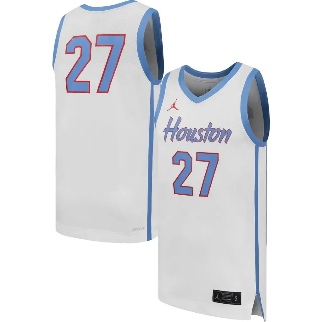 Jordan Brand #27 Houston Cougars Replica Basketball Jersey by Jordan Brand