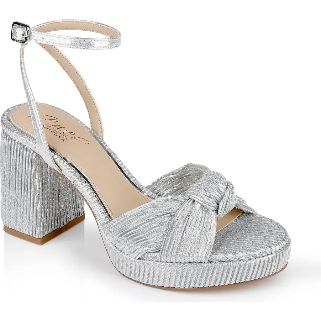 Tyler Ankle Strap Platform Sandal by Jewel Badgley Mischka