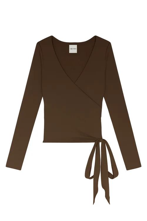 Margot Wrap Top by VIR VITA