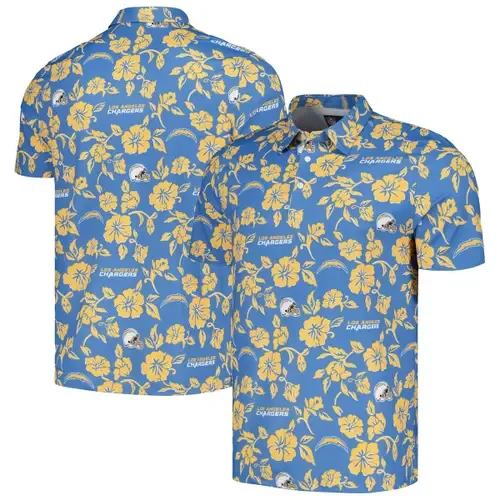 Reyn Spooner Powder Blue Los Angeles Chargers Pua Performance Polo