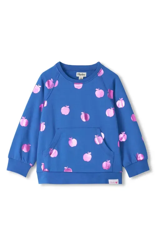 Foil Apples Raw Edge Pullover by Hatley