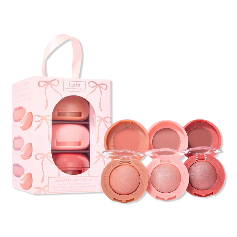 XOXO Blush & Glow Macaron Trio by Tarte