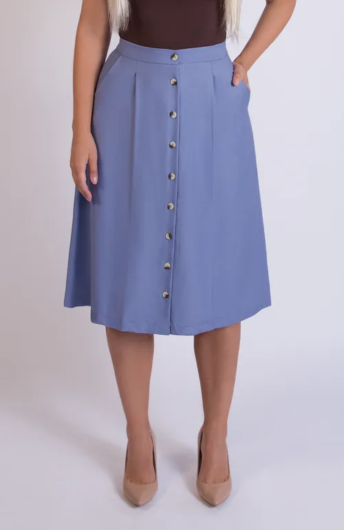 The Wool Midi Skirt by Aam The Label