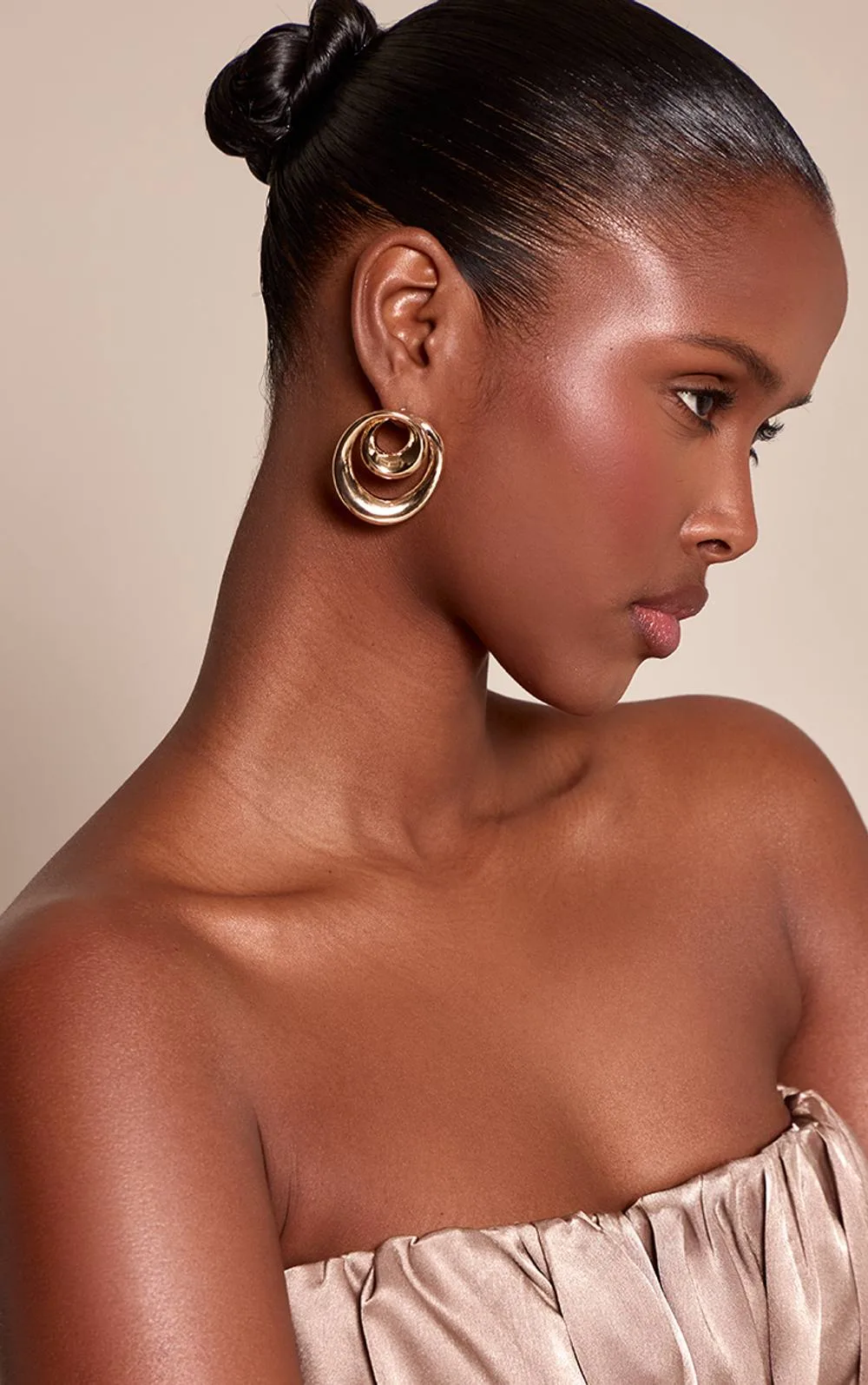 Smooth Layered Swirl Earrings