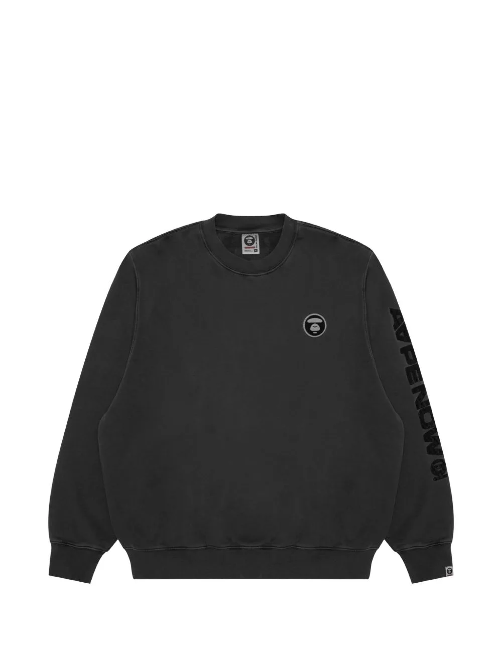 Moonface-Patch Logo-Print Sweater by AAPE BY *A BATHING APE®