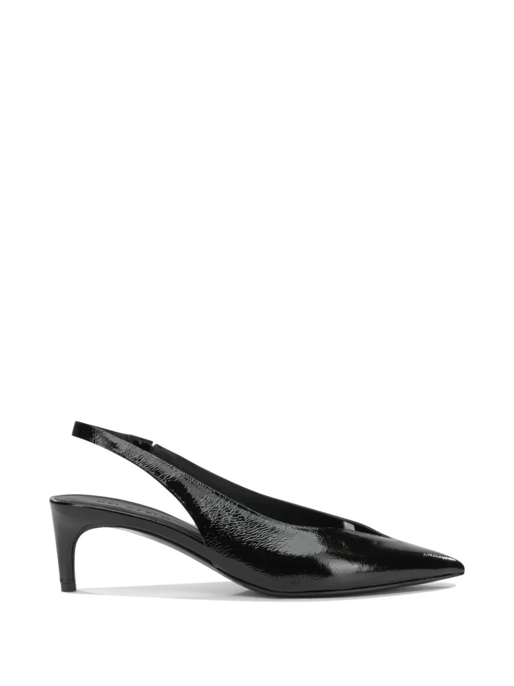 Paris 12103 Patent-Finish Slingback Pumps by Del Carlo