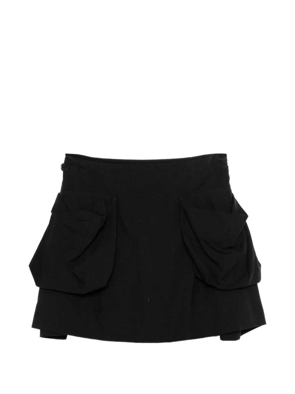 Oversized-Pocket Skirt