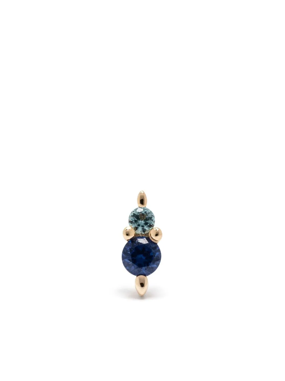 14kt Yellow Gold Gloomy Daze Piercing Single Earring by Maria Black