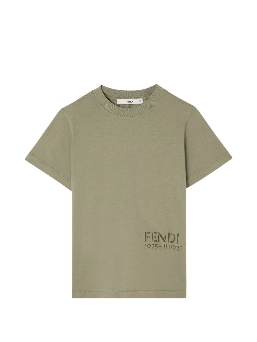 Logo-Print Cotton T-Shirt by Fendi Kids