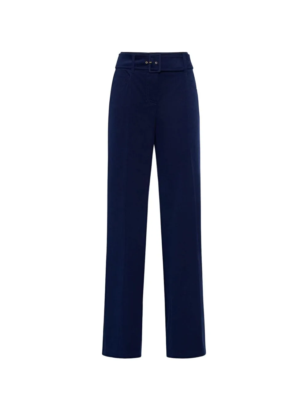 Belted Straight-Leg Trousers by MAISON COMMON