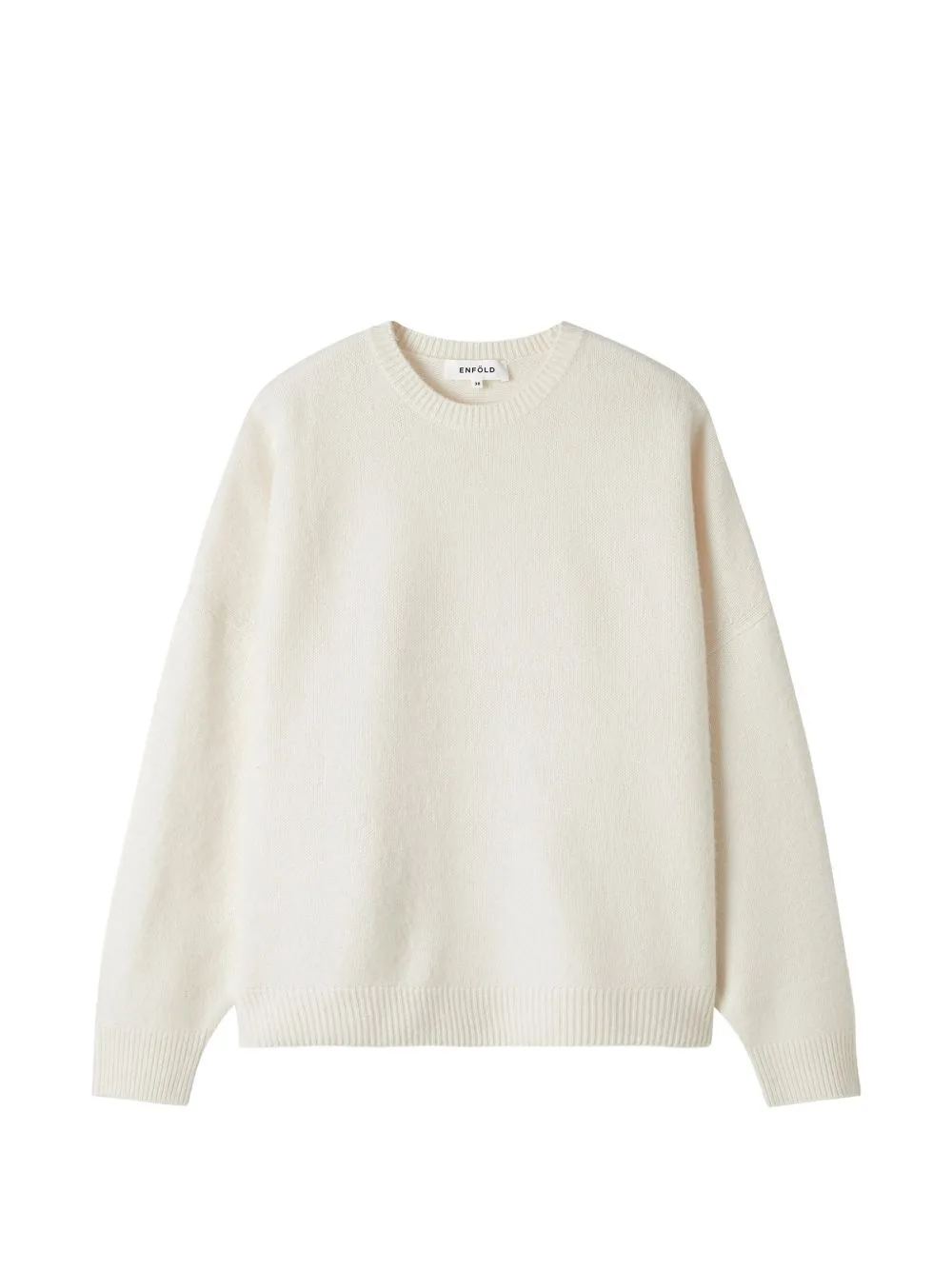 Crew-Neck Drop-Shoulder Sweater
