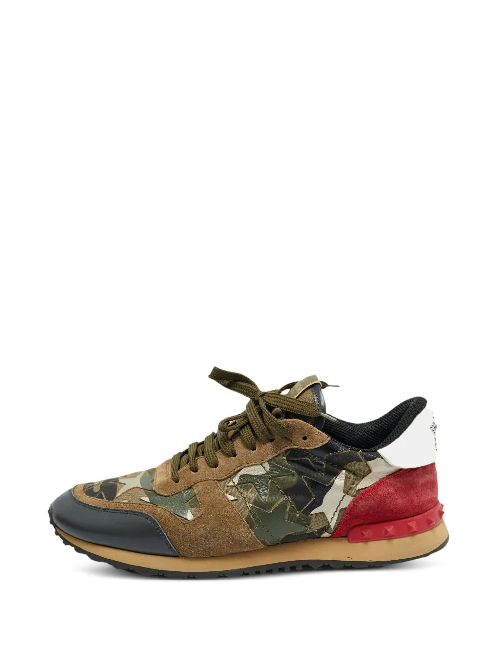 Rockrunner Lace-Up Sneakers by Valentino Garavani Pre-Owned