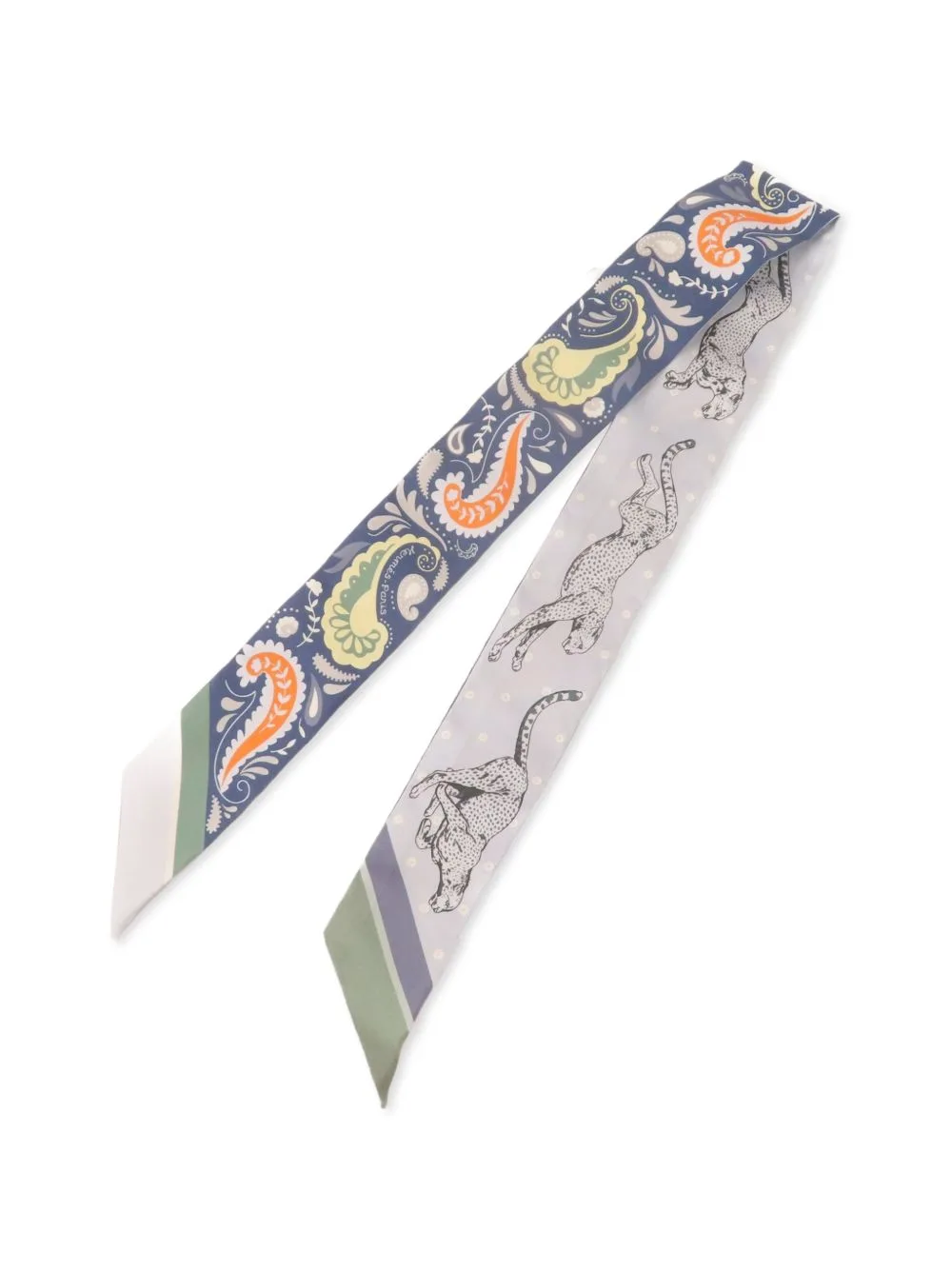 Twilly Guepards Bandana Scarf by Hermès Pre-Owned