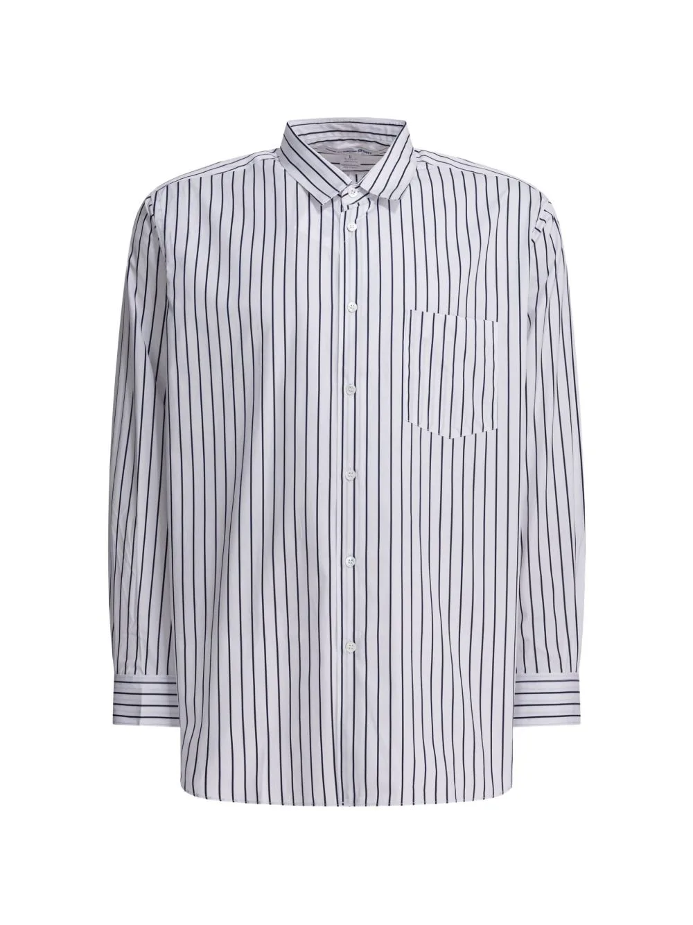Striped-Pattern Pocket-Detail Shirt by Comme Des Garçons