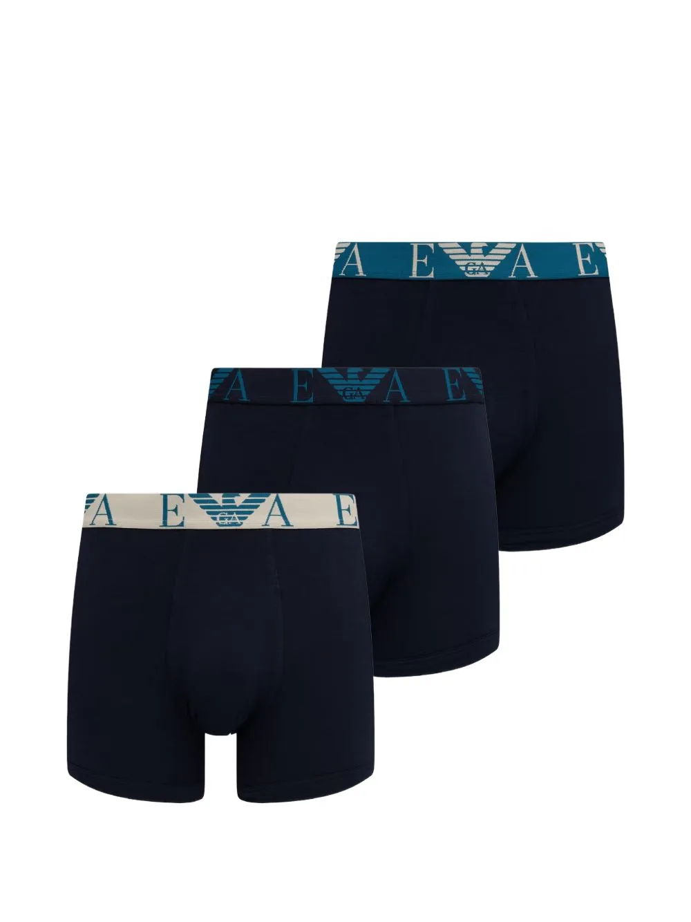 Logo-Waistband Boxers (set of Three) by Emporio Armani