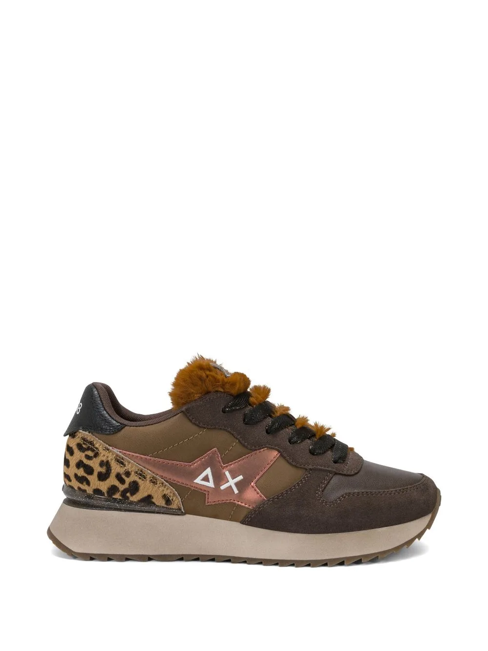 Stargirl Animalier Faux-Fur Sneakers by Sun68