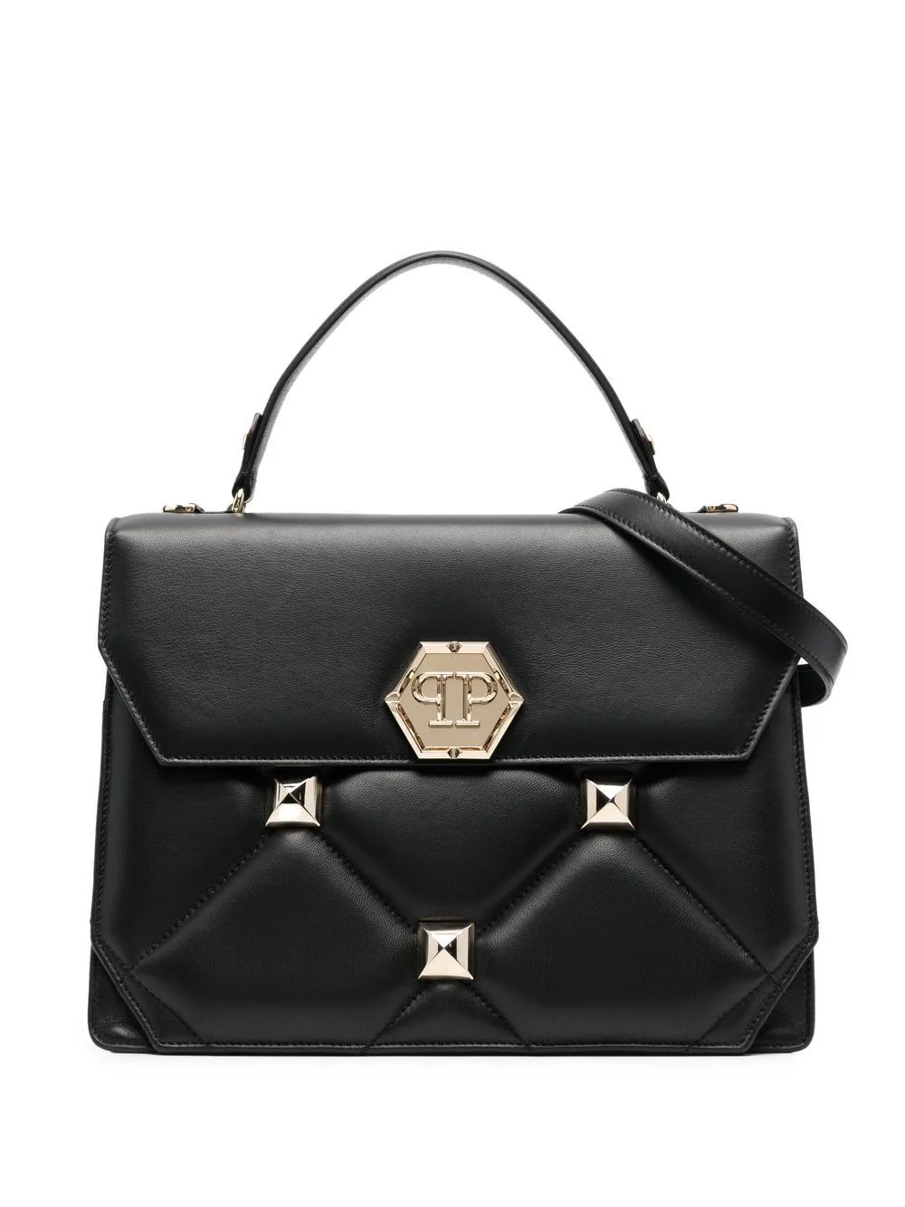 Logo Stud-Embellished Tote Bag by Philipp Plein