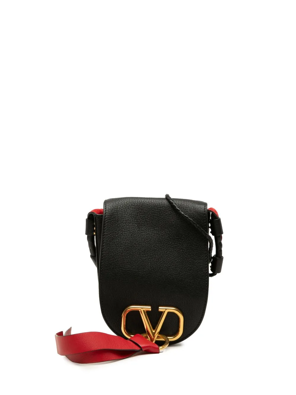 2018-2026 Goatskin VRing Crossbody Bag by Valentino Garavani Pre-Owned